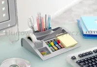 Organizer na biurko POST-IT® (C50) srebrny + karteczki samoprzylepne, zakładki indeksujące i taśma GRATIS - 3