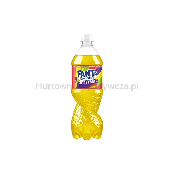 Fanta Zero TUTTI FRUTTI 850 ml (w tym +0,50 zł/szt. zwrotnej kaucji)