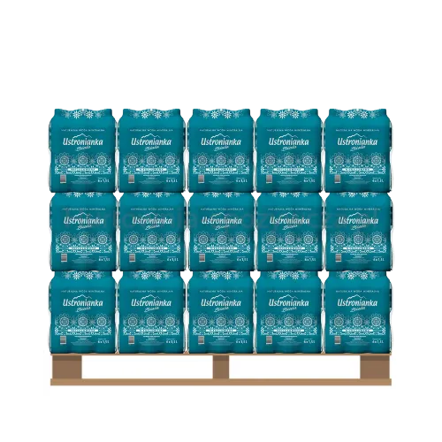 Woda Ustronianka Biała 1,5L niegazowana <br>(Paleta 504 szt.)