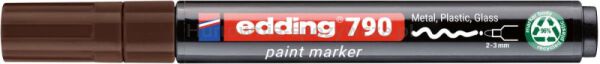 Marker olejowy e-790 EDDING, PCR, brązowy - 2