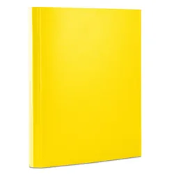 Teczka Z Rzepem Office Products, Pp, A4/4Cm, 3-Skrz., Żółta