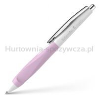 Długopis automatyczny SCHNEIDER Haptify, M, biało-liliowy - 2
