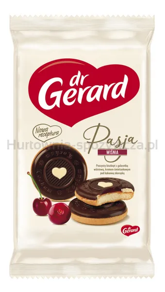 Dr Gerard Biszkopty Pasja Wiśniowa, 150g x 12 sztuk