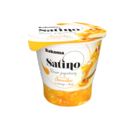 Bakoma Satino Deser Jogurtowy o smaku sernika z mango i liczi 145g