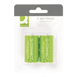 Baterie super-alkaliczne Q-CONNECT C, LR14, 1,5V, 2szt.