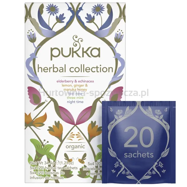 Herbata PUKKA Herbal Collection, 20 kopert