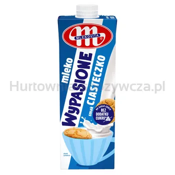 Mlekovita Mleko Wypasione UHT smak ciasteczko 1L