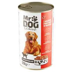 Karma Pies Mr Dog Wołowina Warzywa 1,25  Kg Mw Dobry Wybór Pusz