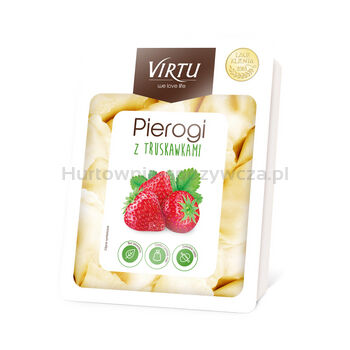 Pierogi z truskawkami Virtu 400g