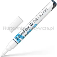 Marker akrylowy SCHNEIDER Paint-It 310, 2 mm, biały - 2