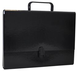 Office Products Teczka-pudełko PP, A4/5cm, z rączką i zamkiem, Czarna 