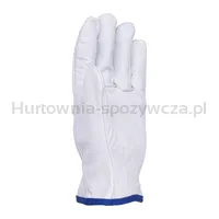Rękawice robocze DONAU SAFETY, skóra kozia, rozm. 10/XL, białe - 3