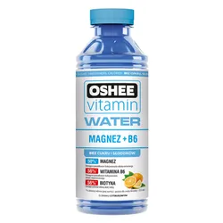Oshee Vitamin Water Zero Magnez+B6 555ml KAUCJA (w tym +0,50 zł/szt. zwrotnej kaucji)