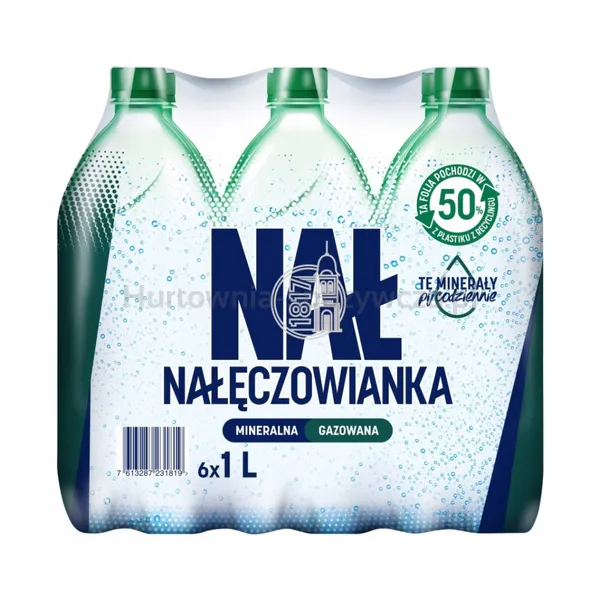 Nałęczowianka Woda Gazowana 1 L Pet