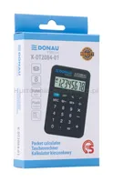 Kalkulator KieSzamponkowy Donau Tech, 8-Cyfr. Wyświetlacz, Wym. 97X62X11 Mm, Czarny - 8