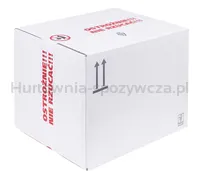 Taśma pakowa OFFICE PRODUCTS, ostrożnie nie rzucać, 48mm x 50y, 36mic, 1szt., biała - 5