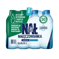 Nałęczowianka Naturalna woda mineralna niegazowana 0,5 l rPET