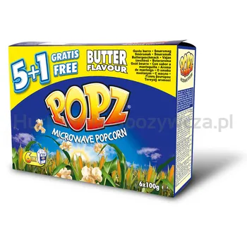 Popz Popcorn Do Mikrofalówki Maślany 6 W Cenie 5 600 G