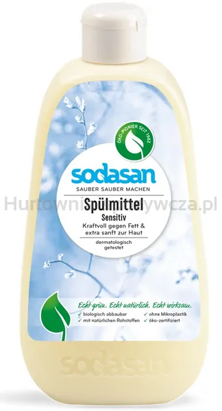 Płyn do zmywania naczyń sensitive z aloesem BIO 500 ml