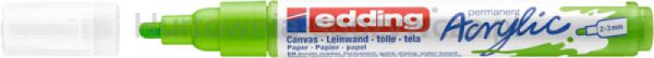 Marker akrylowy e-5100 EDDING, 2-3 mm, matowy żółtozielony