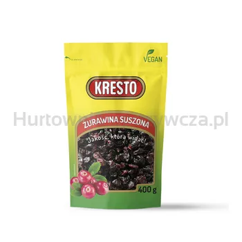 Kresto żurawina suszona całe owoce 400g