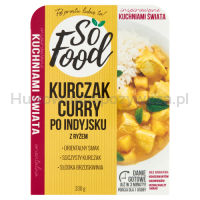So Food Kurczak Curry Po Indyjsku Z Ryżem. 330 G