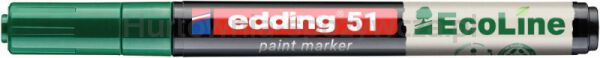 Marker olejowy na bazie wody e-51 EDDING EcoLine, 1-2mm, zielony - 2