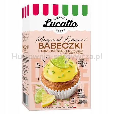 Lucatto Babeczki Limoncello Z Lukrem I Posypką 310G