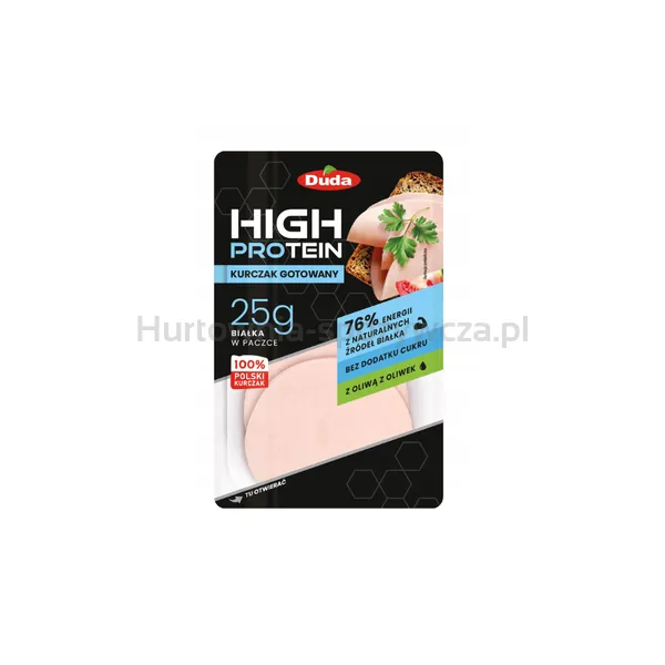 Kurczak gotowany 100 g plastry High Protein Duda