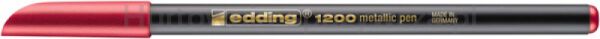 Edding Pisak z cienką końcówką e-12001-3mm, metaliczny czerwony  - 2