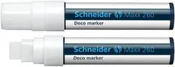 Schneider Marker kredowy Maxx 260 Deco, 5-15mm, biały 