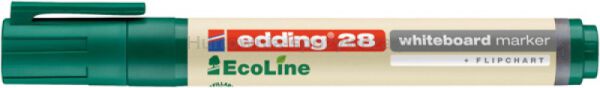 Edding Marker do tablic e-28 EcoLine, 1,5-3 mm, zielony  - 2