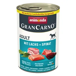 Animonda GranCarno Adult z łososiem i szpinakiem 400g