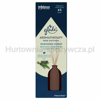 Glade Aromatherapy Reed Diffuser - Refreshing Energy™, Odświeżacz Powietrza Pachnące Patyczki 80Ml