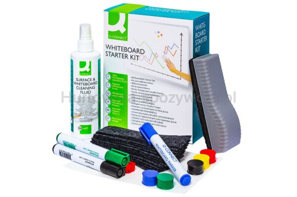 Q-Connect Zestaw startowy do czyszczenia tablic suchościeralnych 