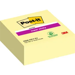 Post-It Super Sticky Kostka samoprzylepna, żółta, 76x76 mm, 270 kartek