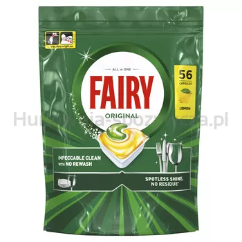 Fairy Original Tabletki Do Zmywarki, Cytryna, 56 Kapsułki