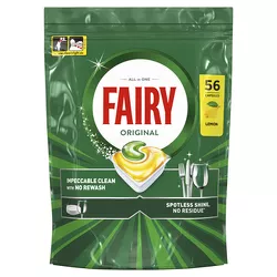 Fairy Original Tabletki Do Zmywarki, Cytryna, 56 Kapsułki