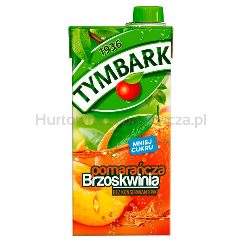 Tymbark Napój Pomarańcza Brzoskwinia 1 L