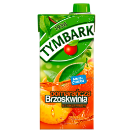Tymbark Napój Pomarańcza Brzoskwinia 1 L