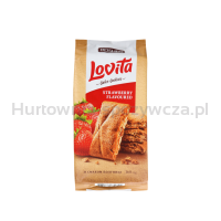 Lovita Ciastka Cake Cookies z nadzieniem o smaku truskawkowym 168 g