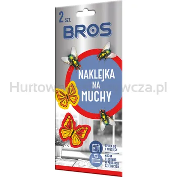 Bros - naklejka na muchy 2szt.