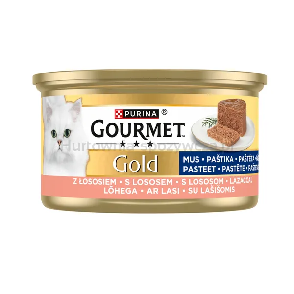 Gourmet Gold  Mus z łososiem 85g