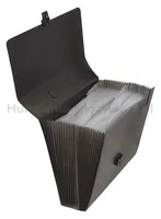 Donau Teczka Harmonijkowa Pp, A4, Z Rączką, Czarna - 2
