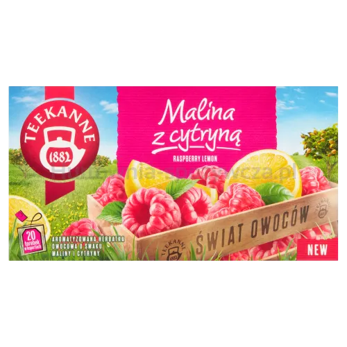 Teekanne Herbata Owocowa Świat Owoców Malina Z Cytryną 20X2.25G