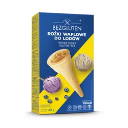 Rożki Waflowe Do Lodów Bezgluten 40G