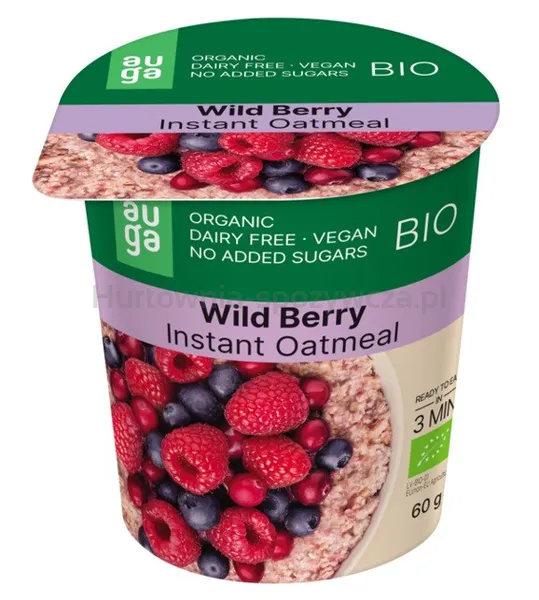 Owsianka Z Owocami Leśnymi Pełnoziarnista Bio 60 G