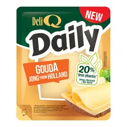 DELI Q DAILY Holenderska Gouda plastry 100g