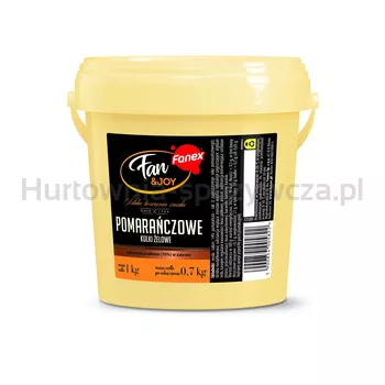 Fanex Fan Joy Pomarańczowe kulki żelowe 1 kg/0,7 kg