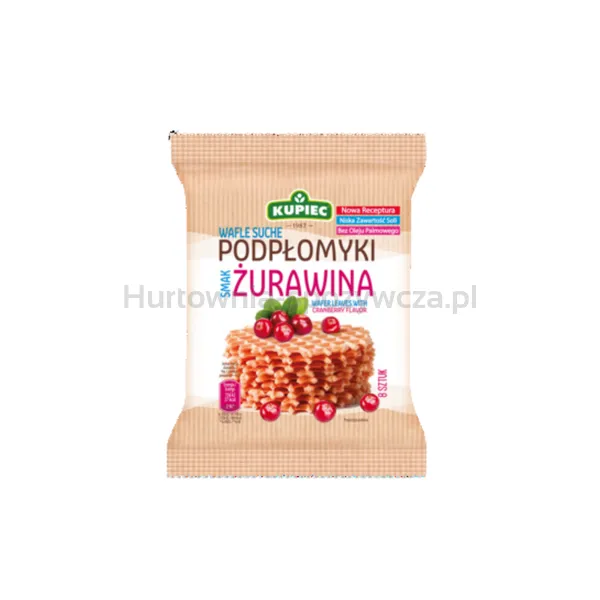 Podpłomyki żurawinowe 70g Kupiec